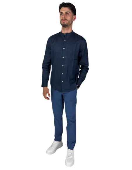 Squad2 pantalone chino in cotone microlavorato Cuba 225018 [b88c5856]