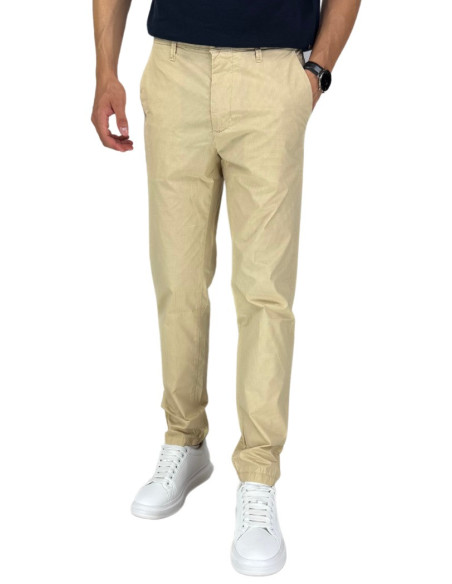 Squad2 pantalone chino in cotone microlavorato Cuba 225018 [32ab42f3]
