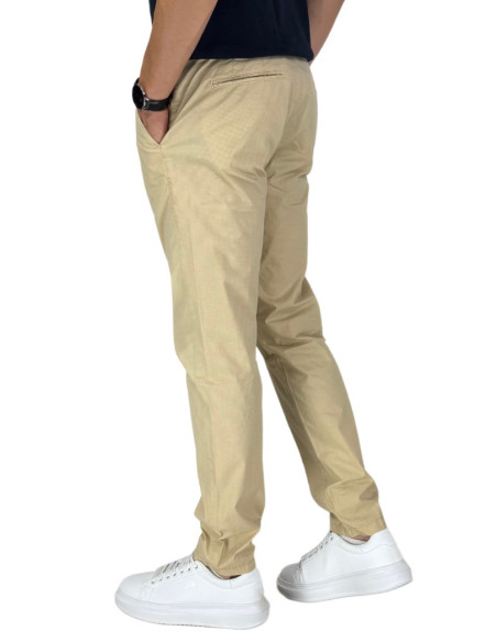 Squad2 pantalone chino in cotone microlavorato Cuba 225018 [eb8d01fe]