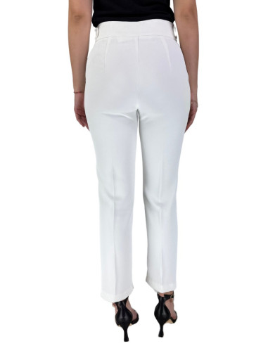 Markup pantalone slim fit in cady a tinta unita mw865142 [e8b58207]