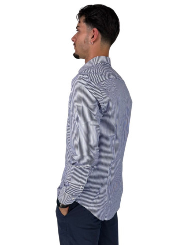 Filippo Gelsi camicia da uomo a righe in cotone 1203f1 [63a2a285]