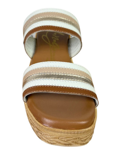 MNG Collection sandalo da donna in pelle con doppia fascia 6233 [560cc8a6]