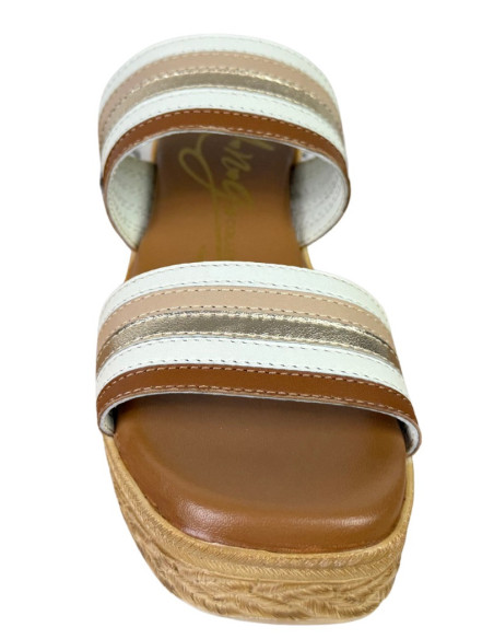 MNG Collection sandalo da donna in pelle con doppia fascia 6233 [560cc8a6]