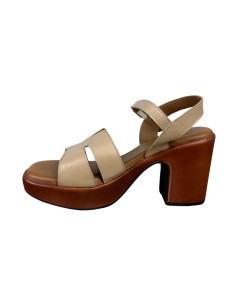 MNG Collection sandalo da donna in pelle con tacco alto 9356 [83c8d852] 2