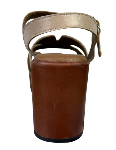 MNG Collection sandalo da donna in pelle con tacco alto 9356 [e8a31d45]