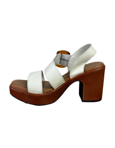 MNG Collection sandalo allacciato in pelle con tacco alto 9354 [501592ee] 2