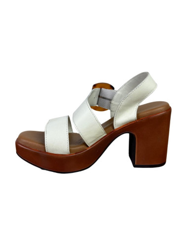 MNG Collection sandalo allacciato in pelle con tacco alto 9354 [8933d1e3]
