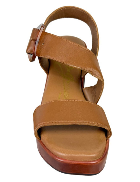 MNG Collection sandalo allacciato in pelle con tacco alto 9354 [ddaa502f]