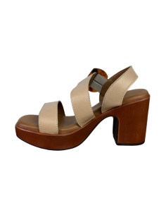 MNG Collection sandalo allacciato in pelle con tacco alto 9354 [0bdfa07f] 2