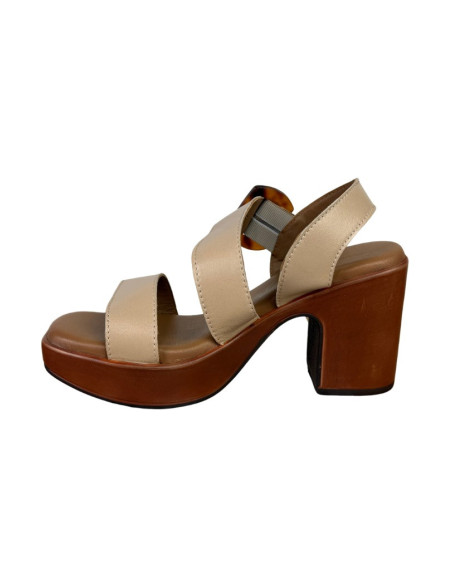 MNG Collection sandalo allacciato in pelle con tacco alto 9354 [d2f9e372]