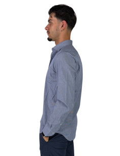 Filippo Gelsi camicia da uomo in cotone a microfantasia 1193F1 [aaab11d2] 2