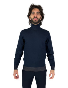 Nerovago dolcevita vanisè con toppe 730067 [3a12b3f3]