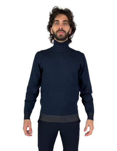 Nerovago dolcevita vanisè con toppe 730067 [3a12b3f3]