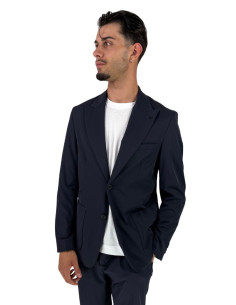 Markup blazer monopetto in tessuto tecnico mk896156 [5b401ec7]