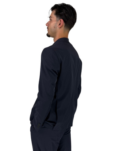 Markup blazer monopetto in tessuto tecnico mk896156 [82665dca]