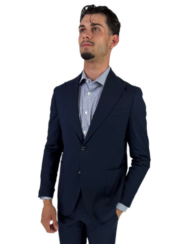 Privat Fashion abito monopetto da uomo in misto lino Canarie-ab812 [ebb6ad22]