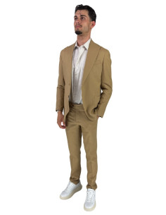 Privat Fashion abito monopetto da uomo in misto lino Canarie-ab812 [0487d214]