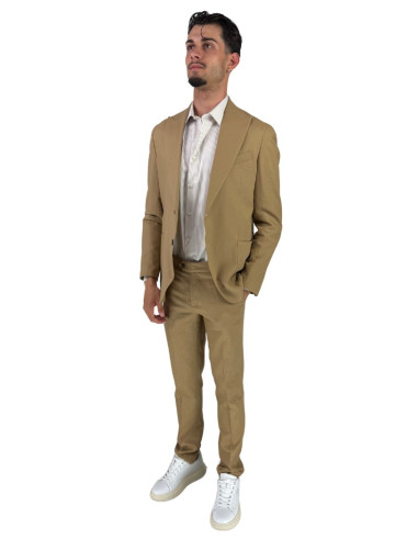 Privat Fashion abito monopetto da uomo in misto lino Canarie-ab812 [0487d214]