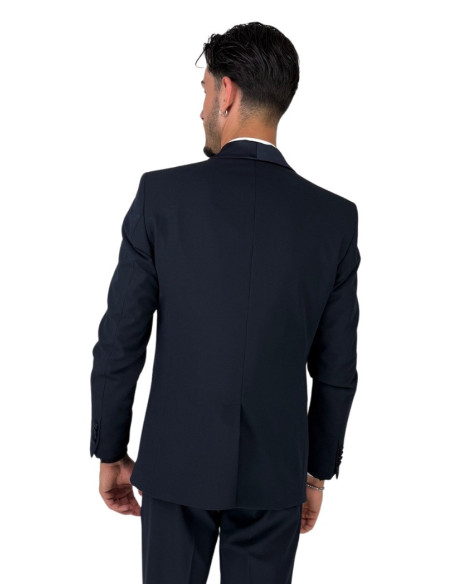 Privat Fashion abito monopetto con dettagli in raso Teneriferaso ab-212 [5f3e72cd]