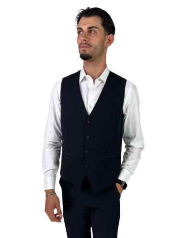 Privat Fashion abito monopetto con dettagli in raso Teneriferaso ab-212 [5a6e35d3]