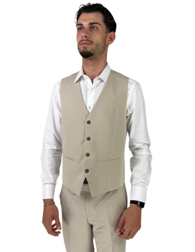 Privat Fashion abito da uomo in misto viscosa con gilet Tenerife-ab7211 [9eafd518]