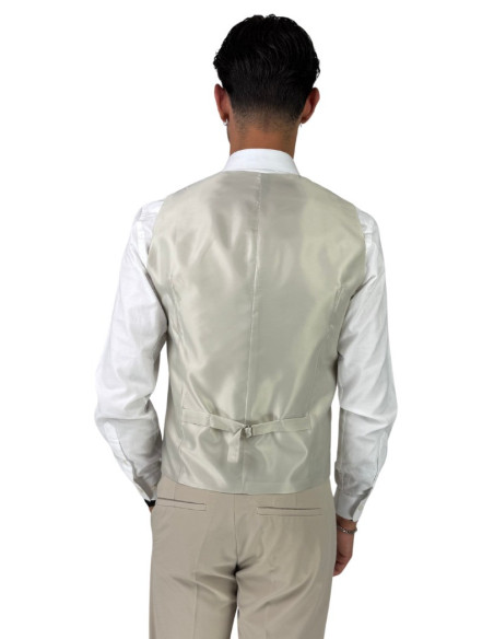 Privat Fashion abito da uomo in misto viscosa con gilet Tenerife-ab7211 [29b2141c]