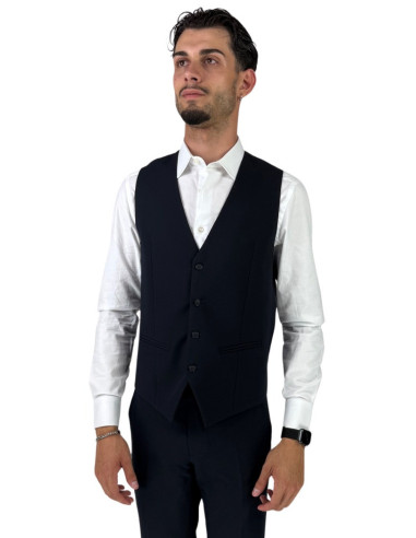 Privat Fashion abito da uomo in misto viscosa con gilet Tenerife-ab7211 [2167c817]