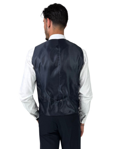 Privat Fashion abito da uomo in misto viscosa con gilet Tenerife-ab7211 [967a0913]