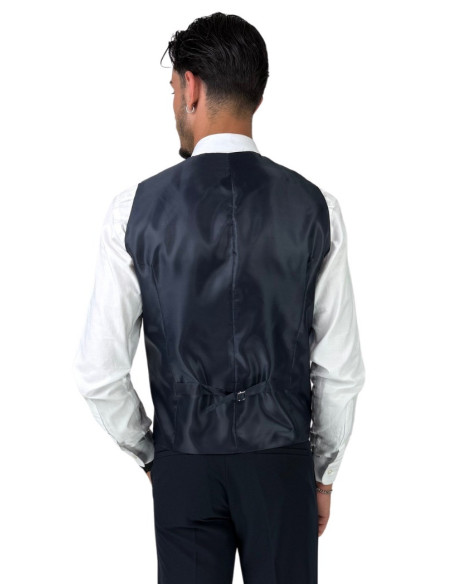 Privat Fashion abito da uomo in misto viscosa con gilet Tenerife-ab7211 [967a0913]