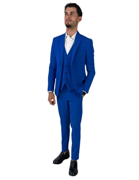 Privat Fashion abito da uomo in misto viscosa con gilet Tenerife-ab7211 [3d3ce084]