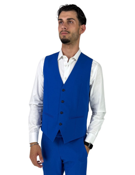 Privat Fashion abito da uomo in misto viscosa con gilet Tenerife-ab7211 [56572593]