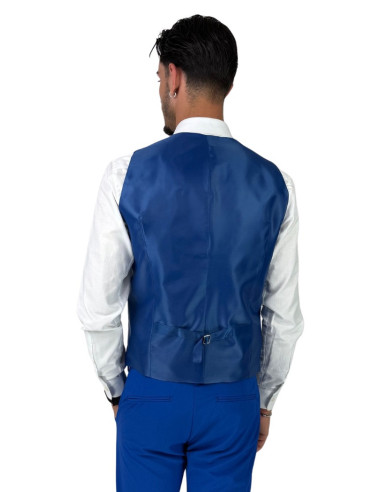 Privat Fashion abito da uomo in misto viscosa con gilet Tenerife-ab7211 [e14ae497]