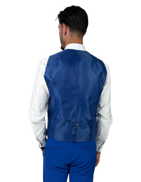 Privat Fashion abito da uomo in misto viscosa con gilet Tenerife-ab7211 [e14ae497]