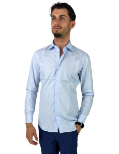 Filippo Gelsi camicia da uomo in cotone a microfantasia 1193F1 [a2f96101]