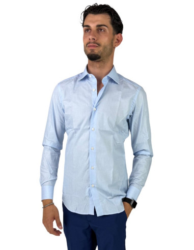 Filippo Gelsi camicia da uomo in cotone a microfantasia 1193F1 [a2f96101]