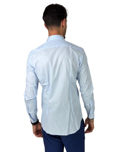 Filippo Gelsi camicia da uomo in cotone a microfantasia 1193F1 [ccc2e308]