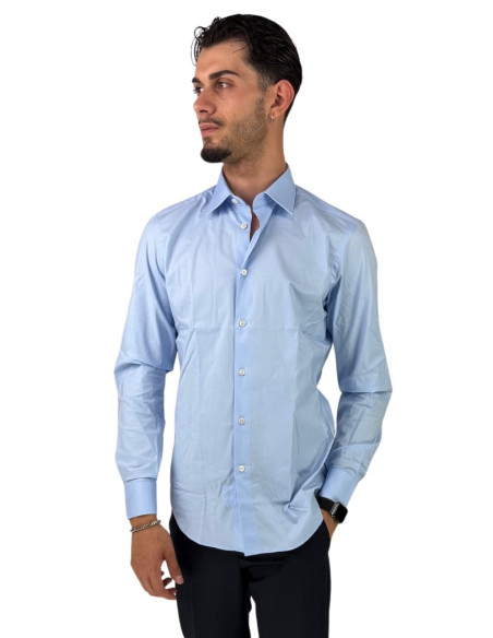 Filippo Gelsi camicia da uomo in cotone stretch 2003f6 [3ac1e976]