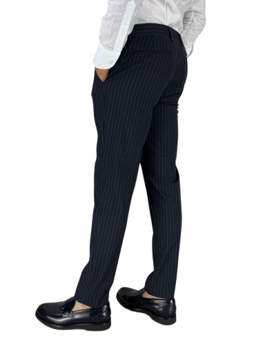 Markup pantalone gessato in poliviscosa mk895150 [0dce9393]