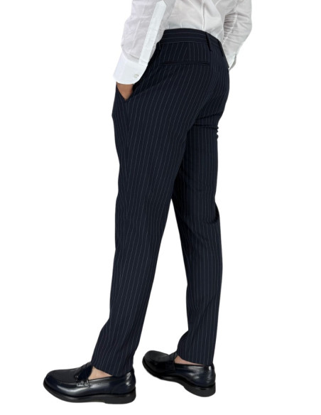 Markup pantalone gessato in poliviscosa mk895150 [0dce9393]