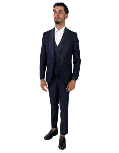 Privat Fashion abito da uomo in misto viscosa con gilet Santoriniraso Ab232/3p [06225e7e]