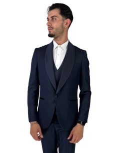 Privat Fashion abito da uomo in misto viscosa con gilet Santoriniraso Ab232/3p [06225e7e] 2
