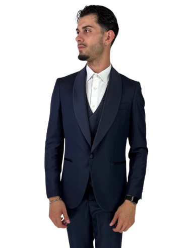 Privat Fashion abito da uomo in misto viscosa con gilet Santoriniraso Ab232/3p [df041d73]