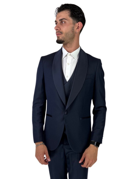 Privat Fashion abito da uomo in misto viscosa con gilet Santoriniraso Ab232/3p [df041d73]