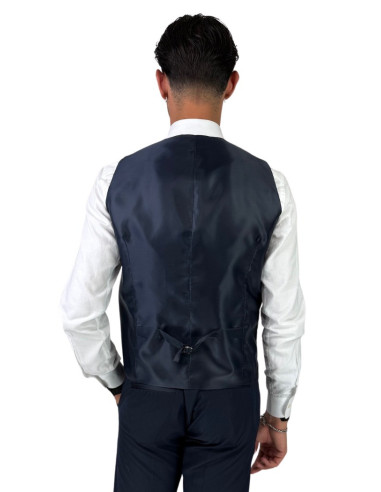 Privat Fashion abito da uomo in misto viscosa con gilet Santoriniraso Ab232/3p [da545a6d]