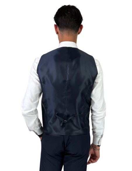 Privat Fashion abito da uomo in misto viscosa con gilet Santoriniraso Ab232/3p [da545a6d]