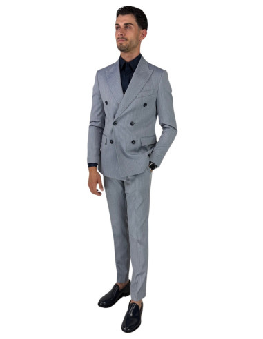 Privat Fashion abito doppiopetto microlavorato in poliviscosa Jamaica-ab7217 [a20cc283]