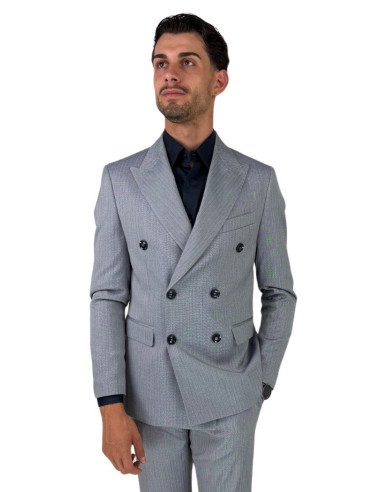 Privat Fashion abito doppiopetto microlavorato in poliviscosa Jamaica-ab7217 [7b2a818e]