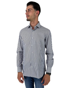 Paul Matthew camicia rigata in cotone cf11-1715 [c763eb09]