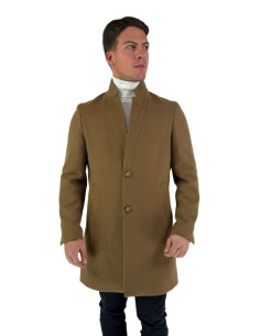 Privat Fashion cappotto monopetto in poliviscosa Morf-mcp738 [b94082fb]