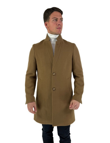 Privat Fashion cappotto monopetto in poliviscosa Morf-mcp738 [b94082fb]